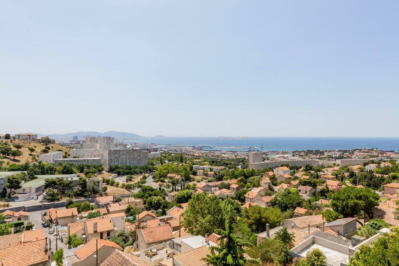 Appartement Cosy Verduron Vue Mer Panoramique Марсель Екстер'єр фото