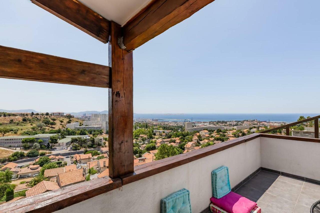 Appartement Cosy Verduron Vue Mer Panoramique Марсель Екстер'єр фото