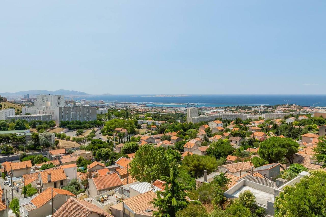 Appartement Cosy Verduron Vue Mer Panoramique Марсель Екстер'єр фото